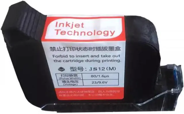 Alt view image 3 of 5 - JITUIHOM JS12 JS10 Ink Cartridge 42ml 12. 7mm Fast Dry Black Compatible with TIJ2. 5 Domino Handheld Printer