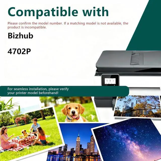 Alt view image 2 of 7 - TNP-56 TNP56 AADW030 TNP-53 TNP53 AADW011 High Yield Toner Cartridge Compatible for Konica Minolta Compatible Replacement for Konica Minolta Bizhub 4702P Printers,TNP-53-1Pack