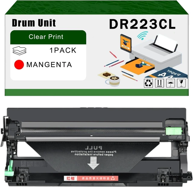 Main image of Compatible for Brother DR223CL Drum Unit MFC-L3710CW L3750CDW L3770CDW Printers, High Yield 28000 Pages Bright Clear Colors (1 Pack Magenta)