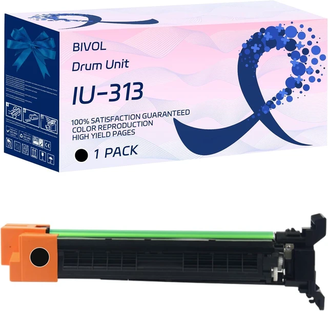 Main image of BIVOL IU-313 Drum Unit Compatible for Konica Minolta bizhub C353 C353P Printers, with Chip, High Yield 60000 Pages (1 Pack Black)
