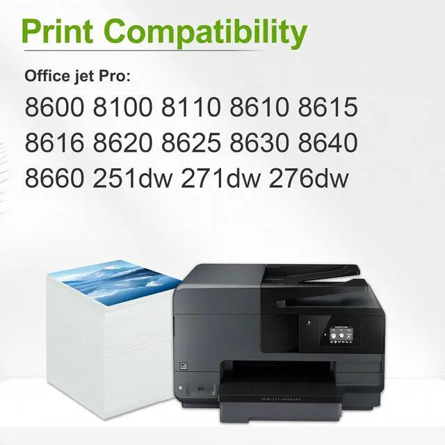 Alt view image 2 of 6 - 950XL 951XL Ink Cartridges Combo Pack Replacement for HP 950 XL 950 Ink
