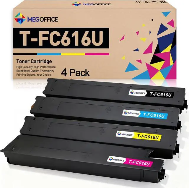 Main image of Compatible Toner Cartridge Replacement for Toshiba T-FC616U Toner Cartridge T-FC616U-K T-FC616U-C T-FC616U-M T-FC616U-Y for E-Studio 5516AC 5516ACT 6516AC 6516ACT 7516AC 7516ACT Printer