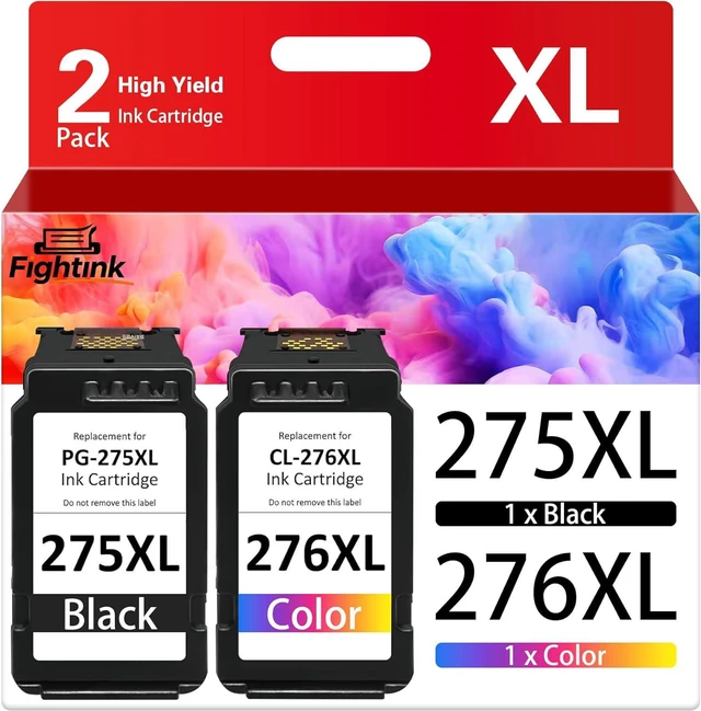 Main image of PG-275XL CL-276XL Compatible for Canon 275 and 276 Ink Cartridges Compatible for Canon Ink 275 and 276 fit for PIXMA TS3700 TS3722 TR4720 TR4722 TS3500 TS3522 TR4700 TS3720 TS3520 Printer