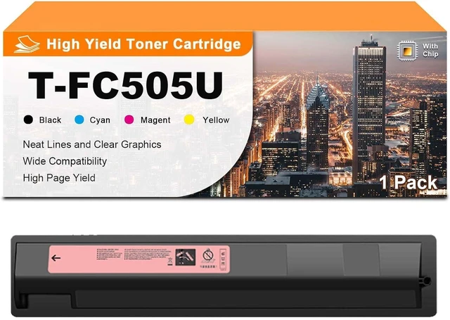 Main image of T-FC505U TFC505U Toner Cartridge Black High-Yield Compatible for Toshiba E-Studio 2000A 2505AC 3005AC 3505AC 4505AC 5005AC Printers 1Magenta - GS