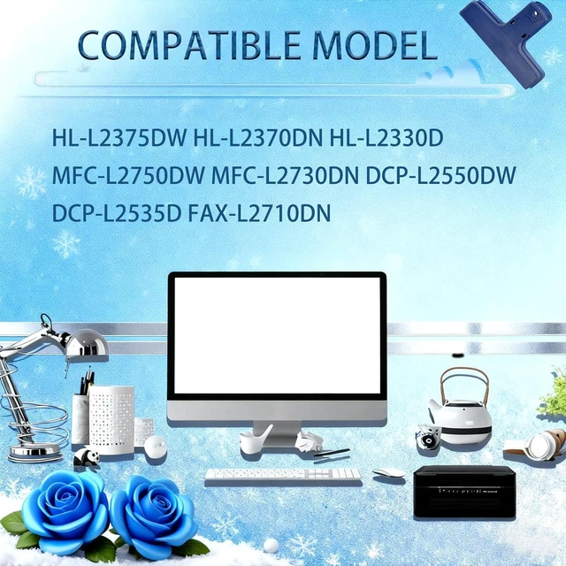 Alt view image 2 of 7 - Compatible Toner Cartridges Replacement for Brother TN29J High Yield 4000 Pages HL-L2375DW HL-L2370DN HL-L2330D MFC-L2750DW MFC-L2730DN DCP-L2550DW DCP-L2535D FAX-L2710DN Printers (2-Pack Black)