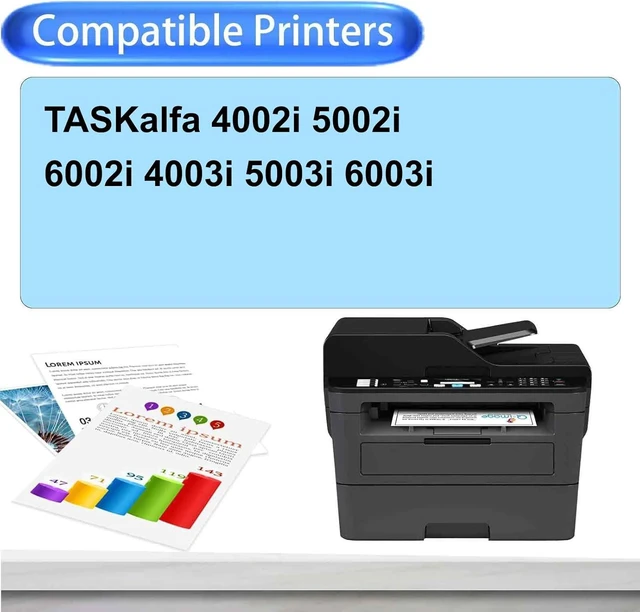 Alt view image 2 of 7 - TK-6327 Toner Cartridge Replacement for kyocera TK-6327, Work for kyocera TASKalfa 4002i 5002i 6002i 4003i 5003i 6003i Printers, 1 Black