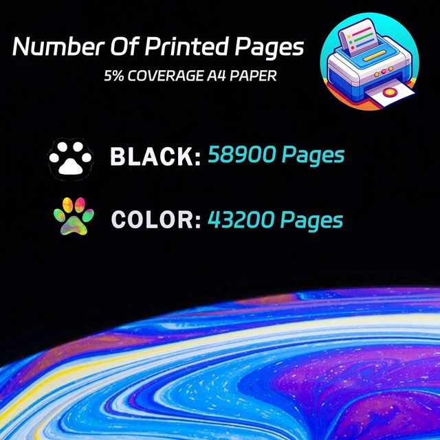 Alt view image 3 of 7 - High Yield TN713K TN713C TN713M N713Y Toner Cartridge Compatible for Konica Minolta bizhub C659 C759 Printers, Clearly Print (3 Pack Black)