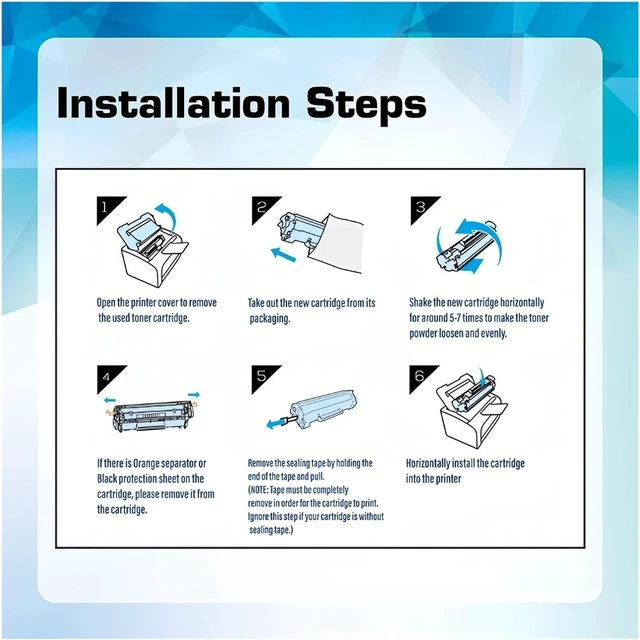 Alt view image 5 of 5 - 136A W1360A with Chip Toner Cartridge, Compatible for HP LaserJet M209dwe M209dw MFP M234dwe M234dw M234sdw M234sdwe