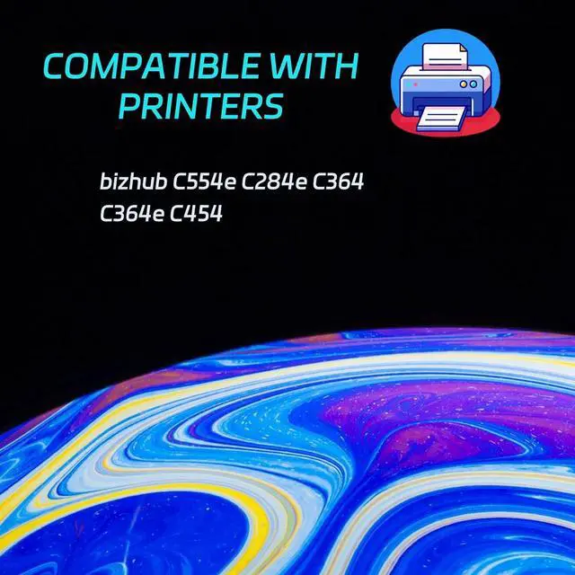 Alt view image 2 of 7 - High Yield DV512 Developer Unit Compatible for Konica Minolta bizhub C554e C284e C364 C364e C454 Printers, Clearly Print (1 Pack Black)