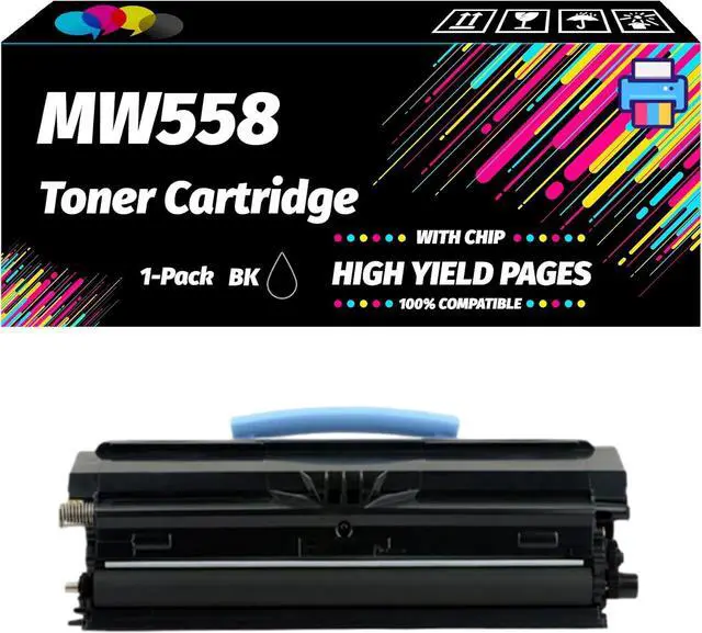 Main image of Compatible with Dell MW558 Toner Cartridge Work for Dell 1720dn 1720 Printers, High Yield 45000 Pages, Professional Printing with Chip (1 Pack Black)