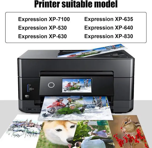 Alt view image 2 of 7 - NoahArk 2 Packs 410XL Remanufactured Ink Cartridges Replacement for T410XL 410 XL High Yeild for Expression XP-7100 XP-530 XP-630 XP-635 XP-640 XP-830 Printer(2 Cyan)