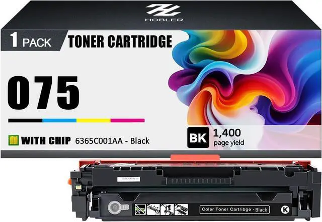 Main image of CRG075 Toner Cartridges Compatible for Canon 075 6365C001AA Black Toner Cartridge Work for Canon ImageClass LBP646Cdw LB647Cdw MF662Cdw MF663Cdw MF665Cdw