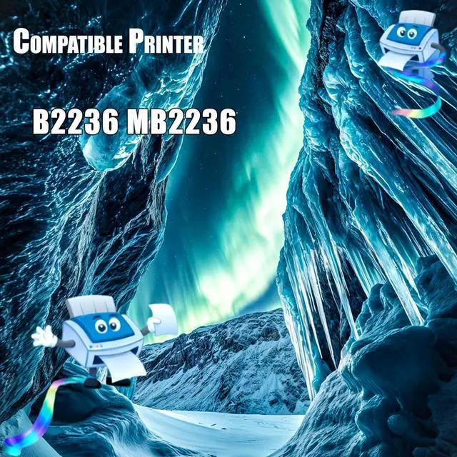 Alt view image 2 of 7 - B221X00 Toner Cartridge Compatible for Lexmark B2236 MB2236 Printers, Replacement (1 Pack Black)