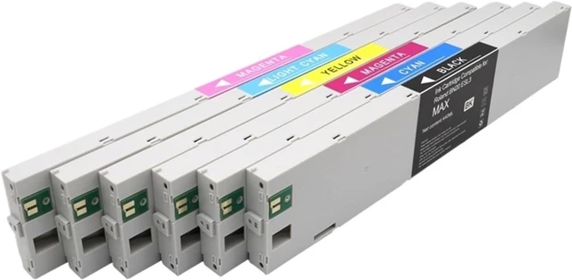 Alt view image 6 of 7 - 440ML ECO-SOL MAX MAX2 MAX3 Eco-Solvent Ink Cartridge, Compatible for Roland, BN-20 SP300 VS-300i RS540 XR-540 SP540V 20A(MAX2 ESL4 4color)