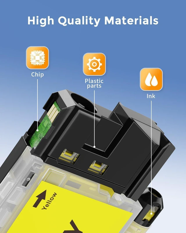 Alt view image 2 of 7 - INK4U Compatible LC506 LC506XL Ink Cartridges Replacement for Brother LC506 Ink Cartridges for Brother Printer MFC-J4355DW, MFC-J4555DW, MFC-J4557DW Printer (Black Cyan Magenta Yellow, 4 Pack)