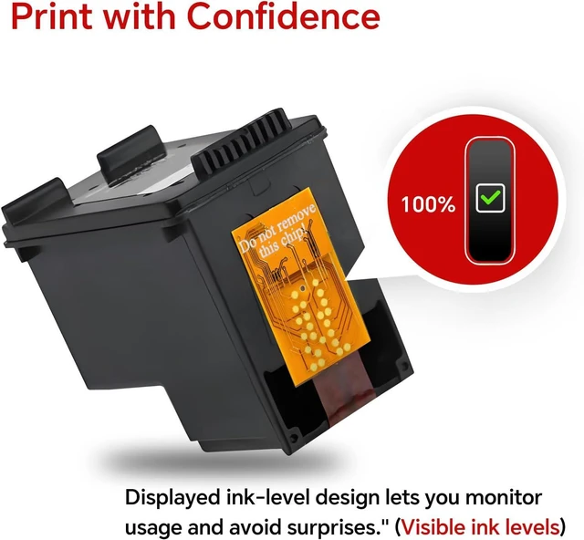 Alt view image 6 of 6 - 275XL Ink Cartridges Black Replacement for Canon 275 PG-275 Black Ink Cartridge Work with Pixma TS3720 TR4720 TR4700 TR4722 TS3500 TS3520 Printer (2 Black)