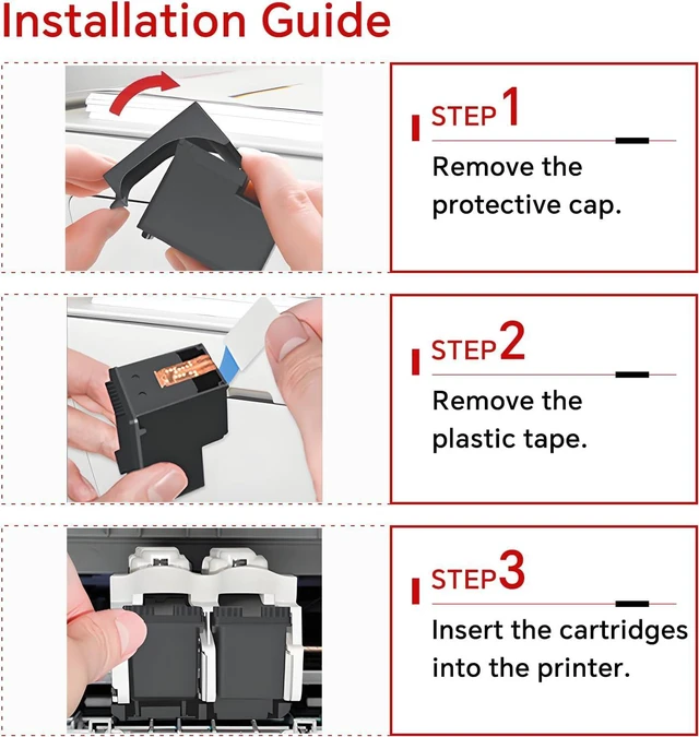 Alt view image 4 of 6 - 275XL Ink Cartridges Black Replacement for Canon 275 PG-275 Black Ink Cartridge Work with Pixma TS3720 TR4720 TR4700 TR4722 TS3500 TS3520 Printer (2 Black)