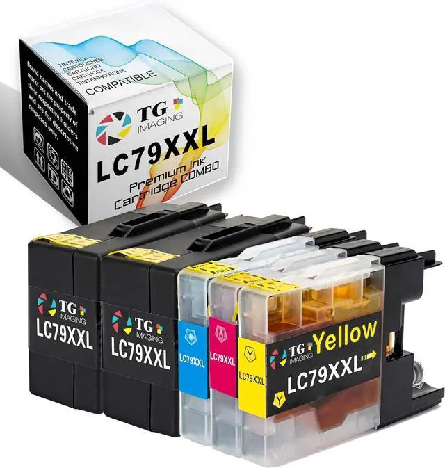 Main image of TG Imaging LC79BK LC79C LC79M LC79Y Compatible Ink Cartridge Compatible Replacement for Brother LC79 XXL LC79XXL for MFC-J5910DW MFC-J6510DW MFC-J6710DW MFC-J6910DW Printer (5 Pack,2BK,1C,1M,1Y)