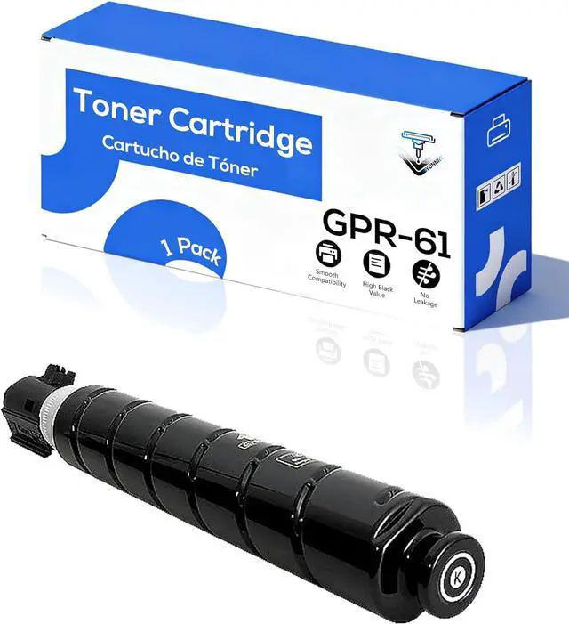Main image of GPR-61 GPR61 3763C003AA Toner Cartridges Compatible for ImageRUNNER Advance DX C5840i C5850i C5860i C5870i Printers, High Yield - 40000 Pages Black