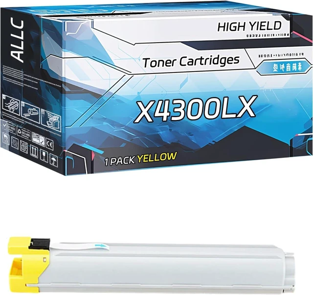 Main image of ALLC Compatible for Samsung X4300LX Toner Cartridges Work for Samsung MultiXpress X4300LX X4250LX X4220RX Printers, with Chip, High Yield 33000 Pages, Clear Printing (1 Pack Yellow)