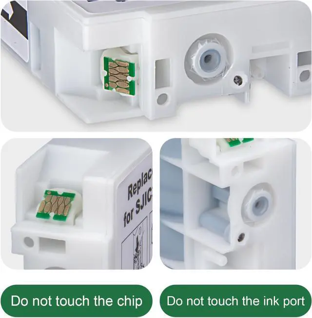 Alt view image 4 of 6 - SJIC35P Ink Cartridge Remanufactured Replacement for SJIC35P-BK SJIC35P-C SJIC35P-M SJIC35P-Y with ColorWorks CW-C6000A C6500A C6000AU C6500AU C6000P C6500P C6000PU C6500PU Color Inkjet Label Printer