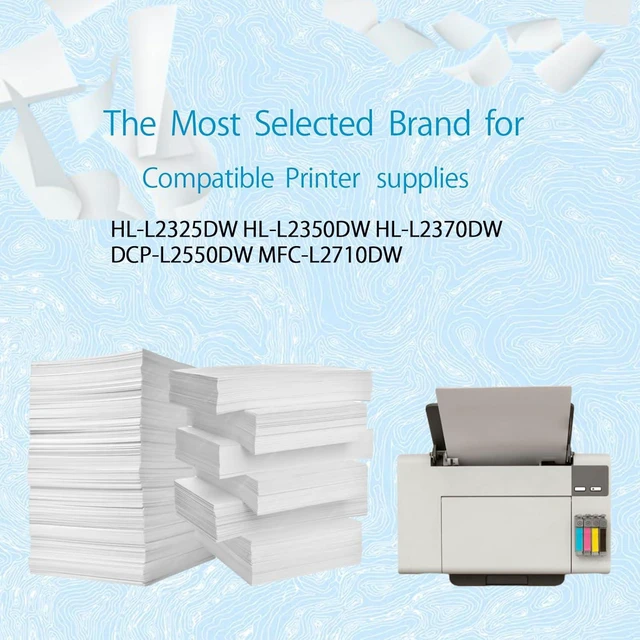 Alt view image 2 of 7 - TN760 Replacement Toner Cartridge Compatible for Brother HL-L2325DW HL-L2350DW HL-L2370DW DCP-L2550DW MFC-L2710DW Printers, Bright Colors and Clear Printing (1 Pack Black)