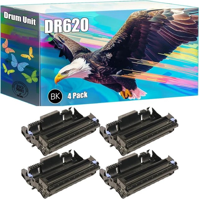 Main image of DR620 Drum Unit Compatible for Brother MFC-8480DN MFC-8680DN MFC-8690DW MFC-8890DW Printers, High Yield 35000 Pages, Bright Colors Clear Printing (4 Pack Black)