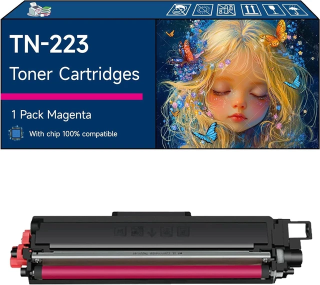 Main image of TN-223 Toner Cartridges Compatible with Brother MFC-L3710CW MFC-L3750CDW Printers (1 Pack Magenta)