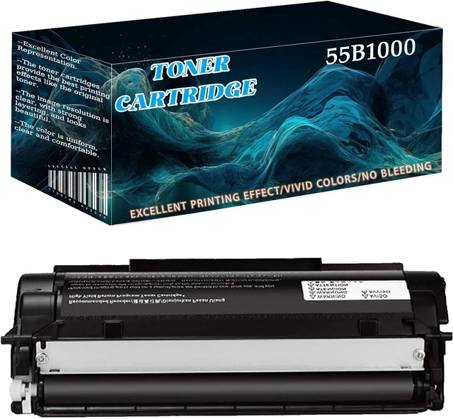 Main image of Compatible 55B1000 High Yield Toner Cartridge Replacement for Lexmark MS331dn MS431dn MS431dw MX331adn MX431adn Printer 1 Pack