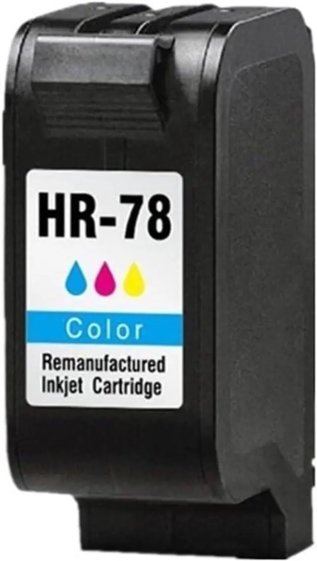 Alt view image 3 of 6 - Compatible Ink Cartridges .Compatible with HP 45 78 Deskjet 1220c 3820 3822 6122 6127 930c 932c 940c 950c Printers for HP45 for HP78(1BK 1COLOR)