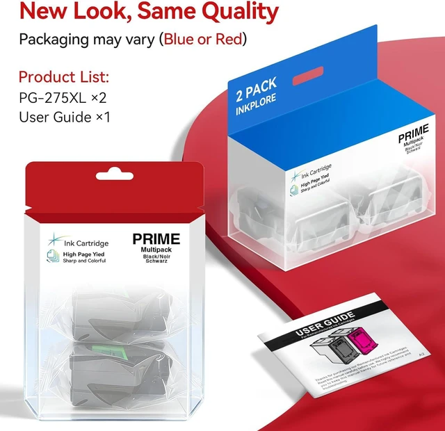Alt view image 2 of 7 - PG-275XL Ink Cartridges High Yield Compatible for Canon 275 Black Ink Cartridge Compatible for Pixma TS3720 TR4720 TR4700 TR4723 TR4722 TS3500 TS3520 TS3522 Printer (2 Black)