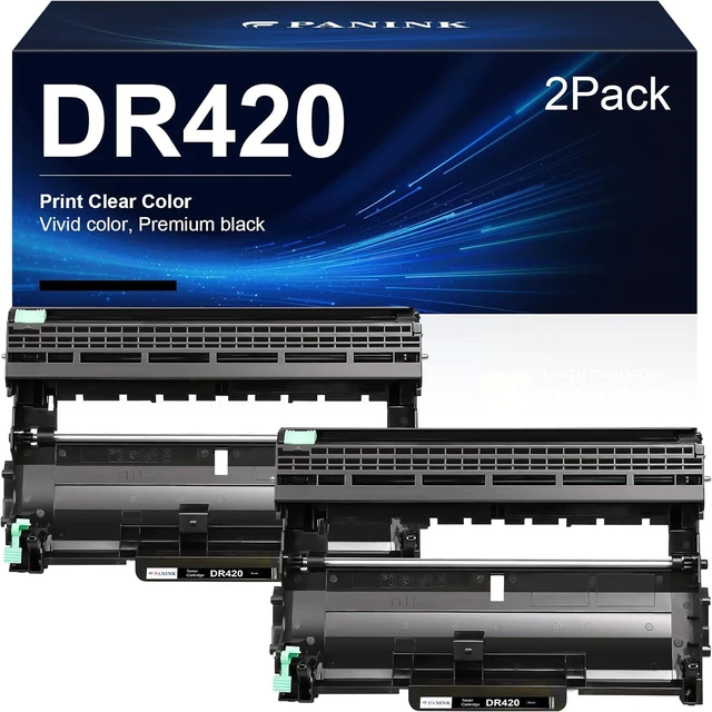 Main image of Compatible Drum Unit Replacement for Brother DR-420 DR 420 DR420 Drum Unit Compatible with HL-2270DW HL-2280DW HL-2230 HL-2240 MFC-7360N MFC-7860DW DCP-7065DN Printer - 2 Pack Not Toner