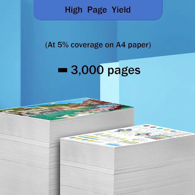 Alt view image 3 of 7 - TN2460 TN-2460 Toner Cartridge High-Yield Compatible for Bro-Ther HL-L2375DW L2385DW DCPL2550DW L2535DW MFCL2715DW L2750DW Printers 2 Black