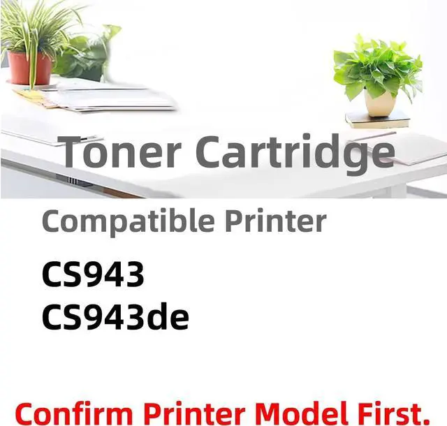 Alt view image 4 of 7 - CS943 High Yield Toner Cartridge 73D0HK0 73D0HC0 73D0HM0 73D0HY0 73D0W00 Compatible with Lexmark CS943 CS943de Color Printer (Black Toner-52000Pages)