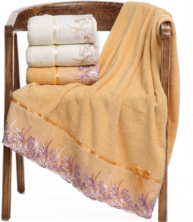 Alt view image 5 of 5 - Bath Towel Bath Towel Cute Coral Household Daily Bathrobe with Pocket Soft Absorbent Adult Bathroom Bath Towel