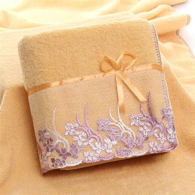 Alt view image 3 of 5 - Bath Towel Bath Towel Cute Coral Household Daily Bathrobe with Pocket Soft Absorbent Adult Bathroom Bath Towel