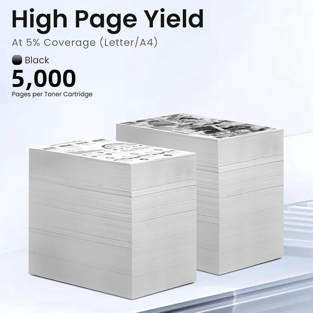 Alt view image 3 of 6 - 501H 50F1H00 High-Yield Toner Cartridge Replacement for Lexmark MS310d MS310dn MS312dn MS312dnw MS315dn MS410d MS410dn Printer (5,000 Pages, 1-Pack Black)