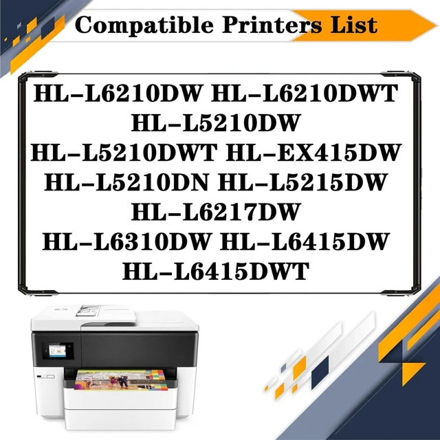 Alt view image 2 of 7 - Compatible Toner Cartridges Replacement TN-920 TN920 for Bro-Ther HL-L6210DW HL-L6210DWT HL-L5210DW HL-L5210DWT HL-EX415DW HL-L5210DN HL-L5215DW HL-L6217DW Printers Black*2