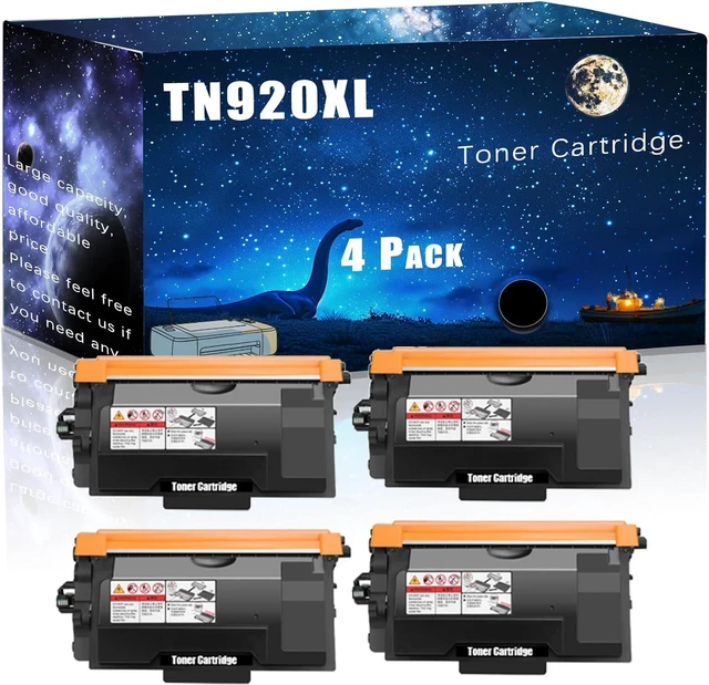 Main image of TN920XL Compatible Toner Cartridge Replacement for Brother High Yield Compatible HL-L6415DW HL-L6415DWT MFC-EX915DW MFC-L5715DW Printers, Meet Printing Needs (4 Pack Black)