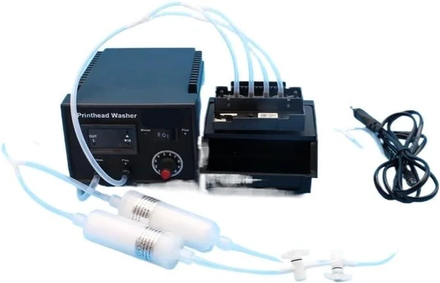 Alt view image 5 of 5 - L18050 DTF Ink Printhead Cleaning Machine Washer Compatible with L1800 L805 1390 I3200 4720 XP600 DX6 Printhead Unclogging Solution