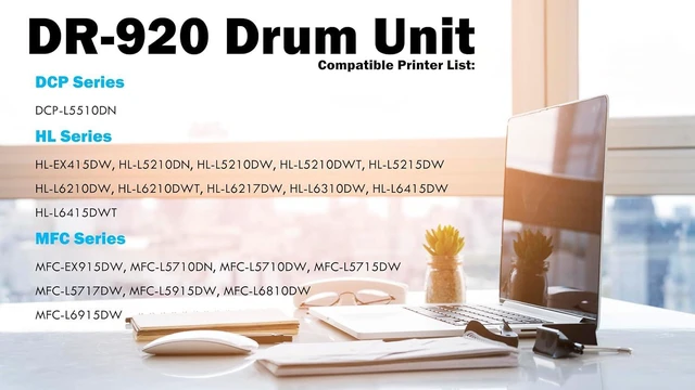 Alt view image 2 of 7 - Ultra Toner® Compatible Replacement for Brother DR-920 Drum Unit DR920 920 Work with TN-920XL tn920 Toner Cartridge HL-L6210DW HL-L6210DWT HL-L6310DW HL-L5210DW HL-L5210DWT HL-L5210DN (1 Drum)