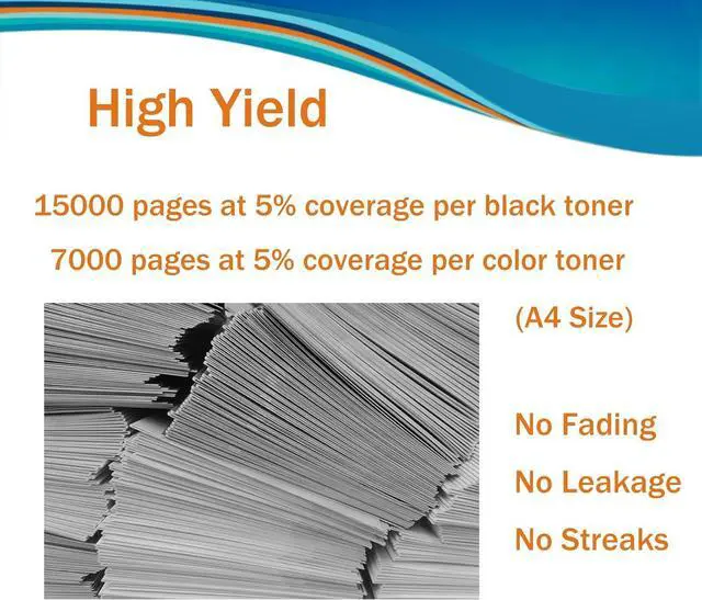 Alt view image 3 of 7 - TK-5197 (TK5197) Compatible Toner Cartridges for Kyocera TK-5197K TK-5197Y TK-5197M TK-5197C for TASKalfa 306ci 307ci 308ci Printers, High Yeild Cyan 1 Pack