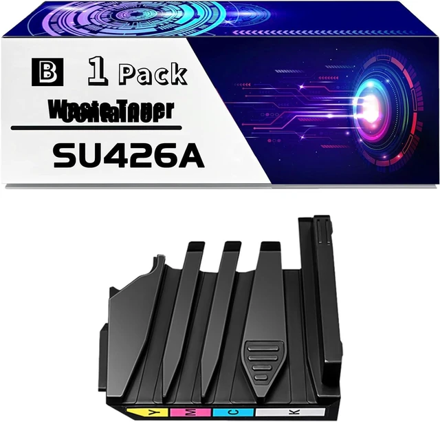 Main image of SU426A Waste Toner Container is Compatible for Samsung CLP-365 CLP-365W CLX-3305FN CLX-3305FW CLX-3305W Xpress C410W C430W C460FW Printers (1 Pack Black)