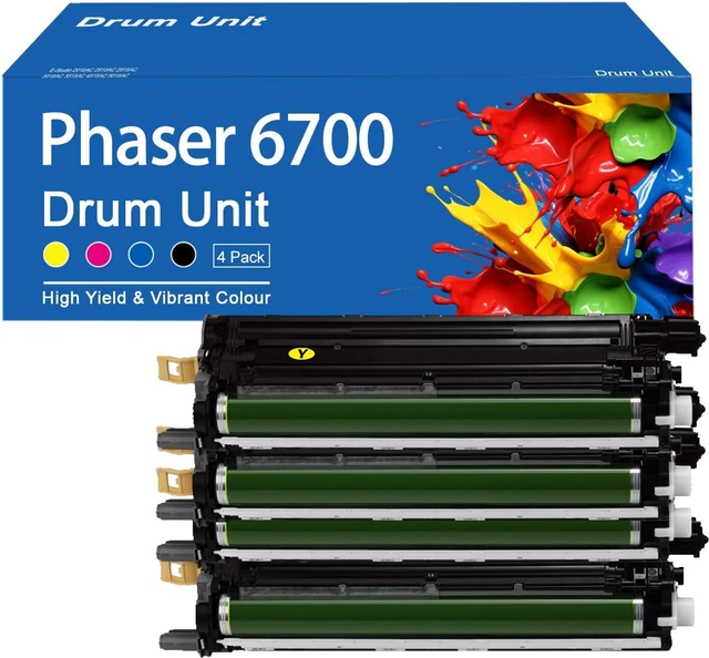 Main image of Phaser 6700 Drum Units Compatible for Xerox 108R00974 108R00971 108R00972 108R00973 Imaging Drum Unit Work for Xerox Phaser 6700 6700N 6700DN 6700DT 6700DX Printers