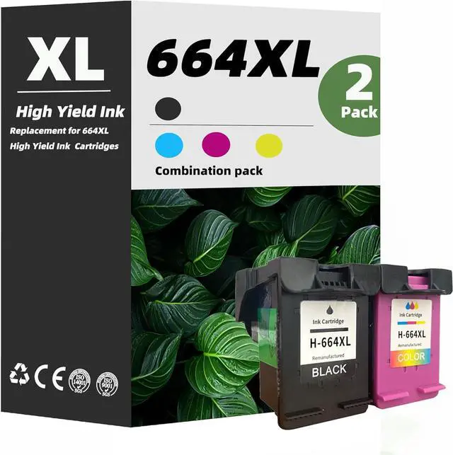 Main image of Remanufactured 664XL Ink Cartridges for HP 664 664XL Compatible for HP DESKJET Ink Advantage 1115 1118 2135 2138 2675 2676 2677 2664 3635 3636 3775 3776 3786 3788 3790 3836 4535 4536 4664 Printer