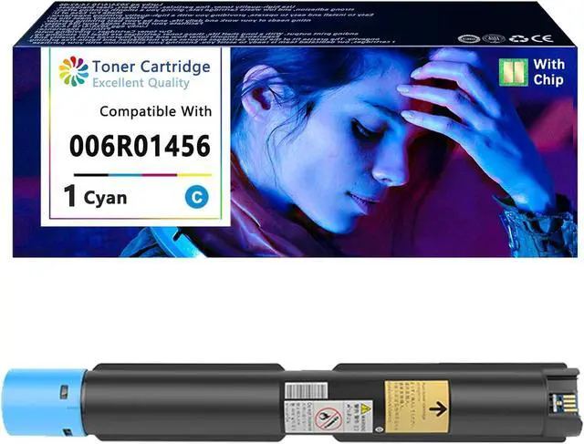 Main image of WC7120 Toner Cartridges Compatible for Xerox WC 7120 006R01453 006R01456 006R01455 006R01454 Toner Cartridge for Xerox WorkCentre 7120 7125 7220 7225 Printers Cyan
