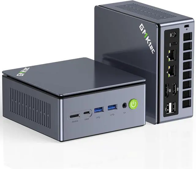 Main image of GMKtec Mini PC Gaming AMD Ryzen 7 PRO 6850U 32GB DDR5 1TB PCle SSD I226V Dual NIC LAN 2.5G Desktop Oculink Computer, Dual USB4, HDMI 2.1, USB-C M7 Ultra