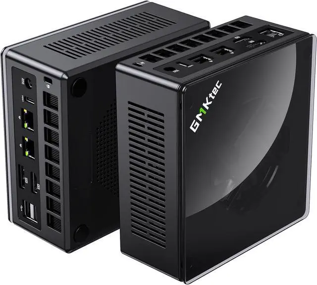 Main image of GMKtec Gaming Mini PC K8 Plus AMD Ryzen 7 8845HS(8C/16T, up to 5.1GHz) 32GB DDR5 RAM 512GB SSD, Desktop Computer Dual NIC 2.5G, HDMI 2.1, USB4