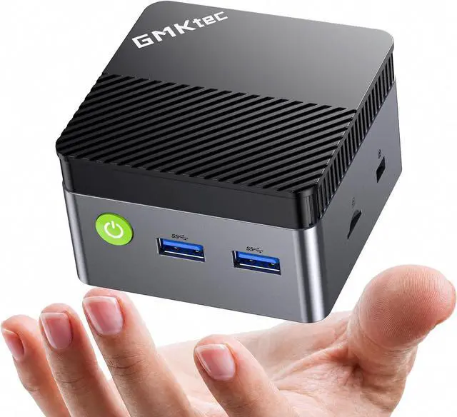 Main image of GMKtec G5S Mini PC Intel N5095 8GB LPDDR4 128GB SSD Desktop Computer | Portable Micro Pocket PC Size, Dual HDMI Ports, USB-C Power Supply, WiFi6/BT5.2, For Office Business Personal Use