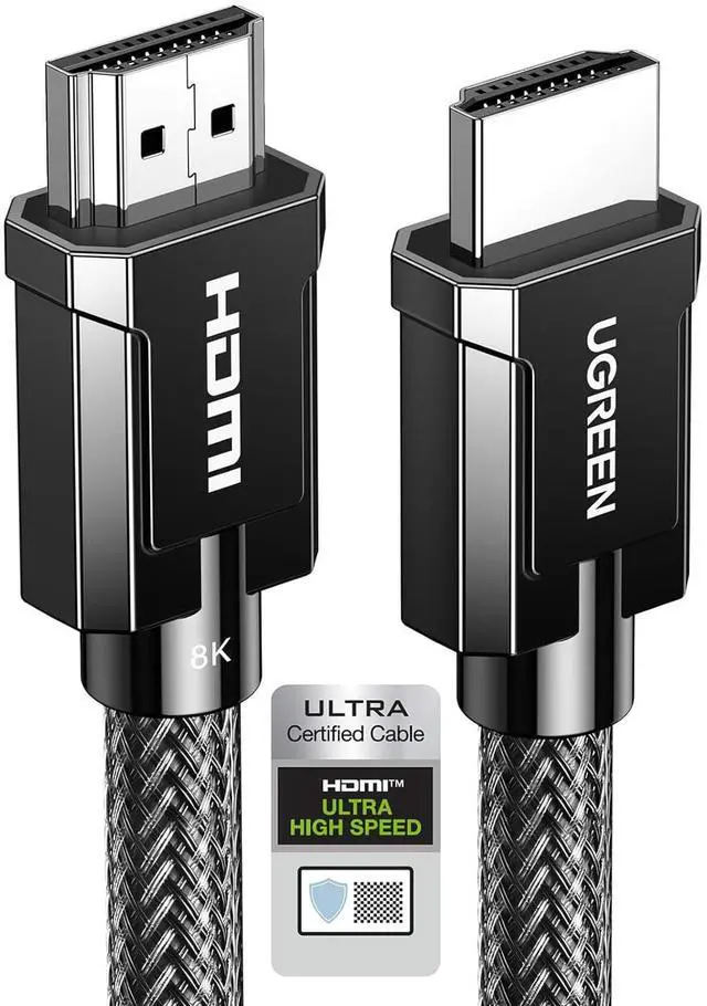 Main image of 8K HDMI 2.1 Cable Certified 16FT, 10K Ultra High Speed HDMI Cord 4K 240Hz 48Gbps HDCP 2.2&2.3 eARC HDR Dolby Compatible for PS5 Xbox Series X/Switch 2/Roku TV/Laptop/Monitor/Mac mini M4 Pro